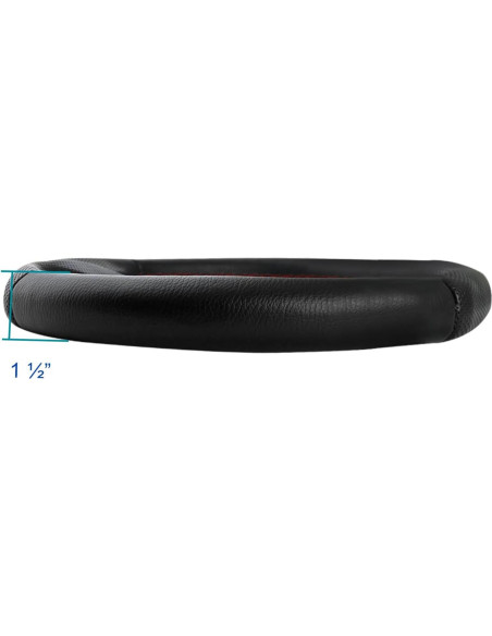 Volante de Carreras Spec-D Tuning 320mm Cuero Negro JDM Volante de Carreras Spec-D Tuning 320mm Cuero Negro JDM