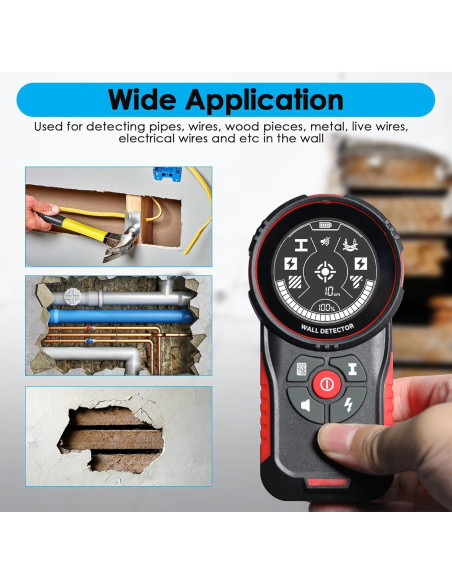Escáner de Pared JuviPerpric STD-497 Recargable LCD HD Escáner de Pared JuviPerpric STD-497 Recargable LCD HD