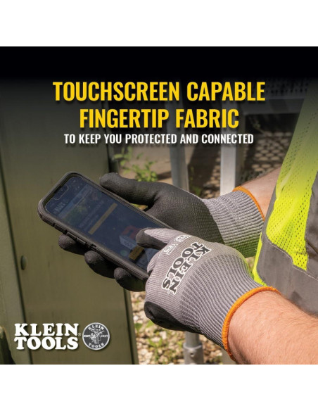 Guantes de Trabajo Klein Tools 60585, Resistentes a Cortes A2, Talla Grande, 2 Pares Guantes de Trabajo Klein Tools 60585, Resistentes a Cortes A2, Talla Grande, 2 Pares