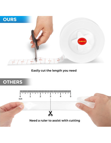 Cinta Doble Cara VUBOJO 3 cm x 3 m Transparente Resistente