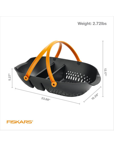 Cesta de Cosecha Fiskars - Contenedor Jardinería 1.13 kg