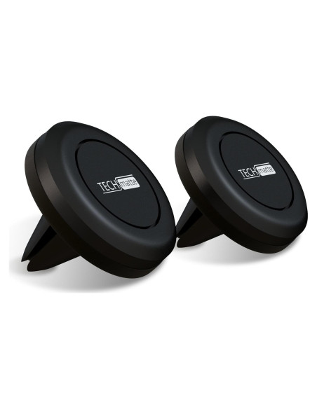 Soporte Magnético para Teléfono de Coche TechMatte - Negro Soporte Magnético para Teléfono de Coche TechMatte - Negro