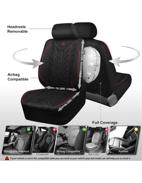 Fundas de Asiento de Coche CAR PASS Neopreno Impermeables Fundas de Asiento de Coche CAR PASS Neopreno Impermeables