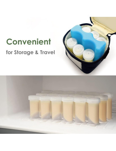 Contenedor de Almacenamiento de Leche Materna Maymom 4 Pcs 45 mL
