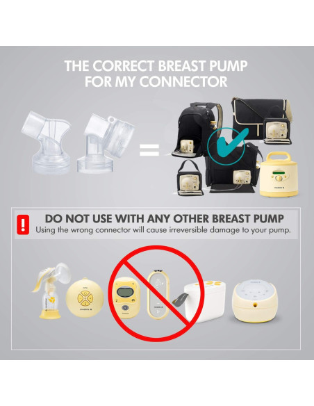 Conectores PersonalFit Medela - Repuesto para Extractor de Leche Conectores PersonalFit Medela - Repuesto para Extractor de Leche