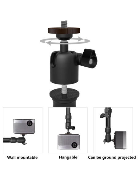 Soporte Universal para Proyector UineHiot Ajustable 5kg Soporte Universal para Proyector UineHiot Ajustable 5kg