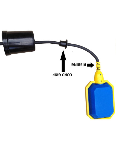 Alarma de Agua Alta Sump Alarm 90dB con Flotador 3m Alarma de Agua Alta Sump Alarm 90dB con Flotador 3m