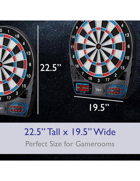 Tablero de Dardos Electrónico Viper 777 15.5" 43 Juegos Tablero de Dardos Electrónico Viper 777 15.5" 43 Juegos