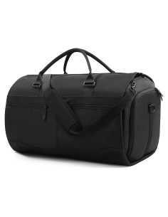 Bolsa Duffle OPOALO 2 en 1 para Ropa y Traje - Negro
