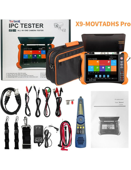 Probador de CCTV Rsrteng X9-MOVTADHS Pro 8K 32MP POE++ Probador de CCTV Rsrteng X9-MOVTADHS Pro 8K 32MP POE++