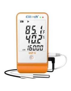 Registrador de Datos Elitech GSP-6G Temperatura y Humedad