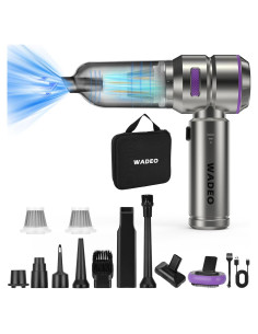 Aspiradora de Mano WADEO Inalámbrica 4-en-1 21000PA