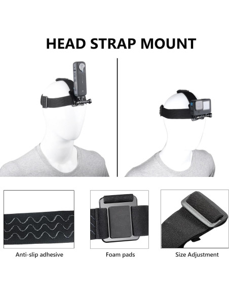 Kit de Accesorios para Cámara de Acción TANSUO - 10 Piezas