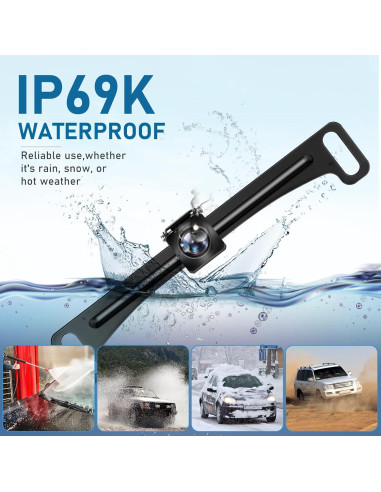 Cámara de Respaldo GLK AHD 1080P Impermeable 170