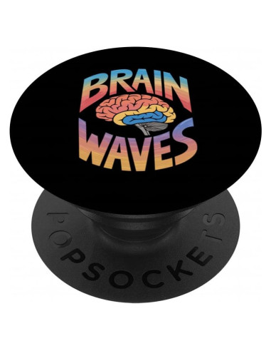 PopSockets Adhesivo PopGrip Olas Cerebrales Caricatura