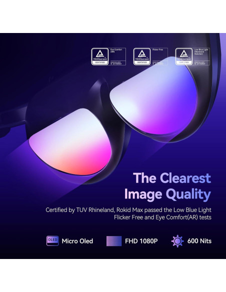 Gafas AR Rokid Joy Pack con Pantalla Micro-OLED 160" Gafas AR Rokid Joy Pack con Pantalla Micro-OLED 160"