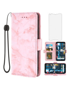 Funda Plegable Asuwish para Google Pixel 2 XL con Ranura Rosa