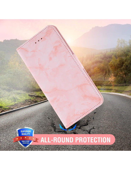 Funda Plegable Asuwish para Google Pixel 2 XL con Ranura Rosa Funda Plegable Asuwish para Google Pixel 2 XL con Ranura Rosa
