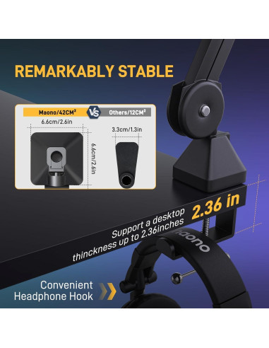 Micrófono Dinámico USB XLR MAONO PD300XT 192kHz/24bit