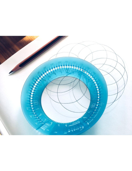 Koala Tools Combo de Regla Circular Ajustable 1-6" (2.54-15.24 cm) Koala Tools Combo de Regla Circular Ajustable 1-6" (2.54-15.24 cm)