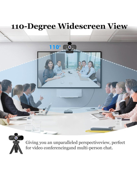 Cámara Web HD 1080P SZGIARUY con Micrófono y Tapa de Privacidad Cámara Web HD 1080P SZGIARUY con Micrófono y Tapa de Privacidad