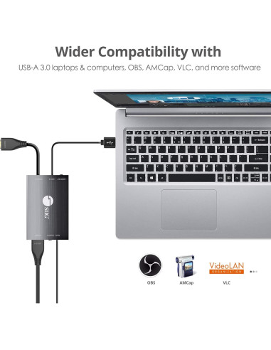 Tarjeta Captura HDMI USB 3.0 SIIG CE-H26H11-S1 4K 60Hz