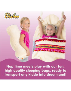 Saco de dormir Bixbee Alpaca para niños 152x56 cm 2