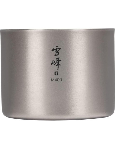 Taza Apilable de Titanio Doble Pared Snow Peak M400 400ml