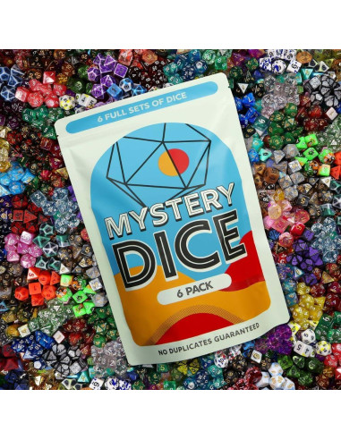 Dados de Misterio 1985 Games, Set de 7 Dados Poliedricos