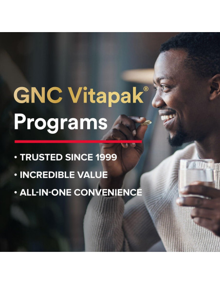 GNC Mega Men Vitapak Cognición 30 Paquetes Diarios 100mg Cafeína GNC Mega Men Vitapak Cognición 30 Paquetes Diarios 100mg Cafeína