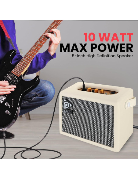 Amplificador de Guitarra Portátil Pyle PGTAMPL232 - 5'' (12.7 cm) HD Amplificador de Guitarra Portátil Pyle PGTAMPL232 - 5'' (12.7 cm) HD