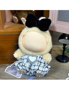 Conjunto de Ropa y Accesorios para Muñecas Labubu 15cm/17cm - Negro 2