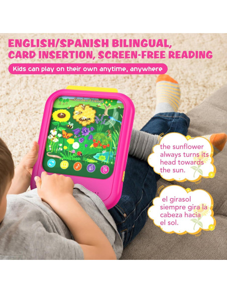 Tableta de Aprendizaje Bilingüe Qiaojoy para Niños 2-5 Años Tableta de Aprendizaje Bilingüe Qiaojoy para Niños 2-5 Años