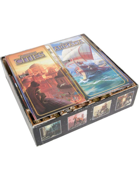 Organizador de Juegos The Broken Token para 7 Wonders Organizador de Juegos The Broken Token para 7 Wonders