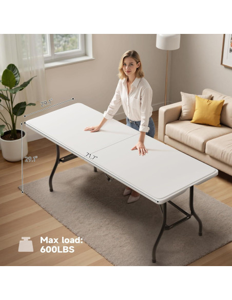 Mesa Plegable Ortus Collective 182x73.7cm 272KG Blanco Mesa Plegable Ortus Collective 182x73.7cm 272KG Blanco