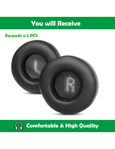 Almohadillas de Repuesto JBL E45BT E35 E45 Cuero y Espuma Almohadillas de Repuesto JBL E45BT E35 E45 Cuero y Espuma
