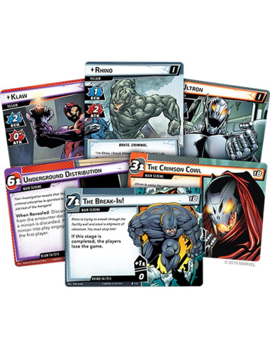Juego de Cartas Marvel Champions Asmodee 343 Cartas