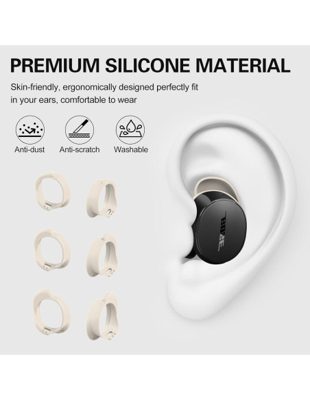 Cubiertas de Puntas de Oído Silicona PUCGUE para Bose QC 2024 Cubiertas de Puntas de Oído Silicona PUCGUE para Bose QC 2024