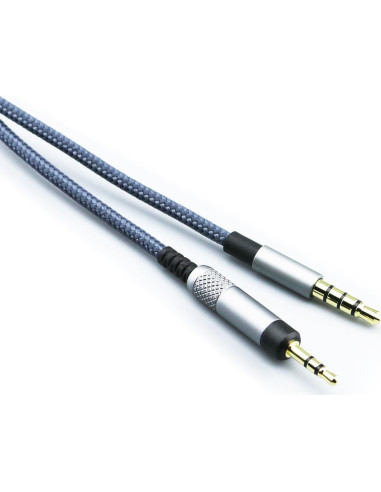 Cable de audio AUX KetDirect con micrófono y control de volumen 1.2m
