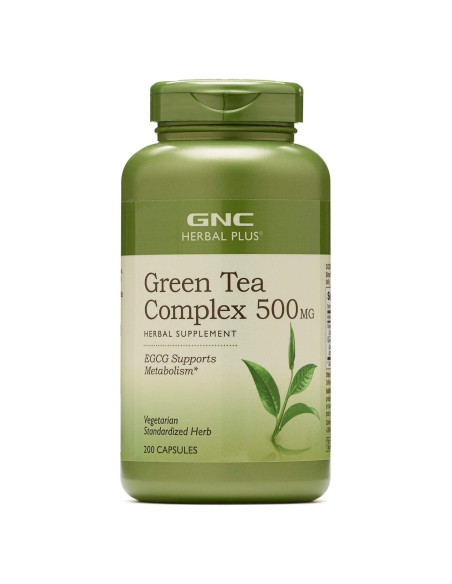 Suplemento GNC Herbal Plus Té Verde 500mg 200 Porciones Suplemento GNC Herbal Plus Té Verde 500mg 200 Porciones