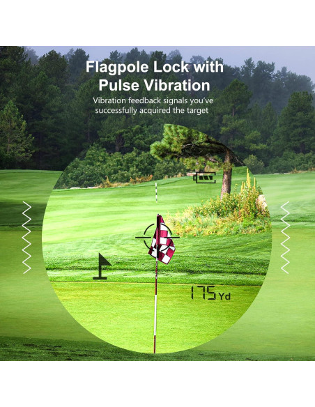 Buscador de Rangos de Golf PEAKPULSE LE600G 6X 650m Buscador de Rangos de Golf PEAKPULSE LE600G 6X 650m