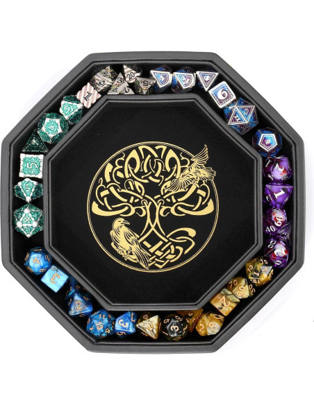 Bandeja de Dados Soar Forge 22.86 cm Octagonal D&D Bandeja de Dados Soar Forge 22.86 cm Octagonal D&D