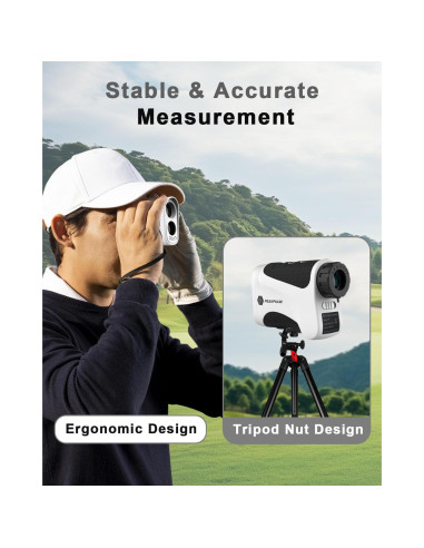 Buscador de Rangos de Golf PEAKPULSE LE600G 6X 650m
