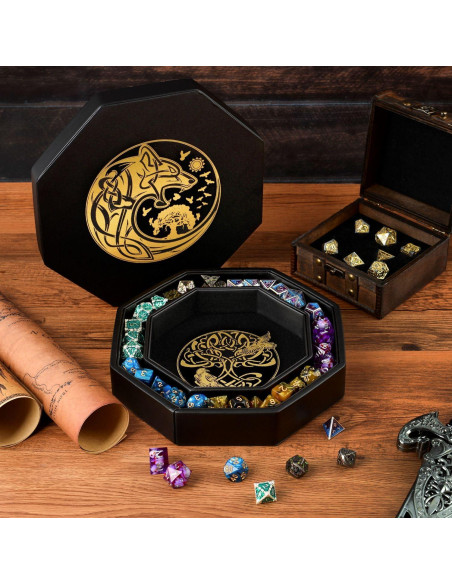 Bandeja de Dados Soar Forge 22.86 cm Octagonal D&D Bandeja de Dados Soar Forge 22.86 cm Octagonal D&D