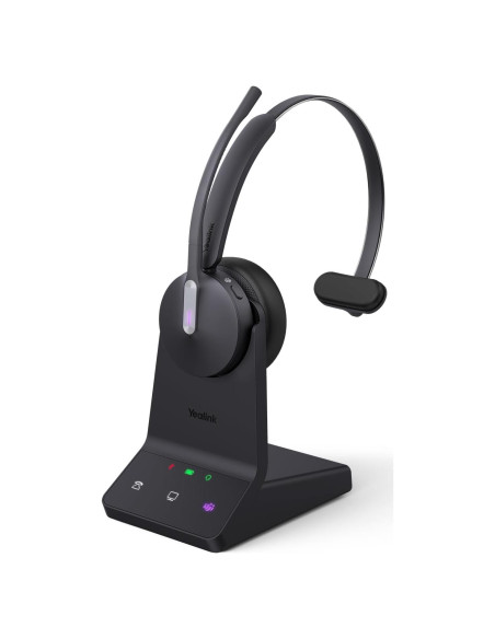 Auricular Inalámbrico Yealink WH64 Mono DECT y Bluetooth 185m Auricular Inalámbrico Yealink WH64 Mono DECT y Bluetooth 185m