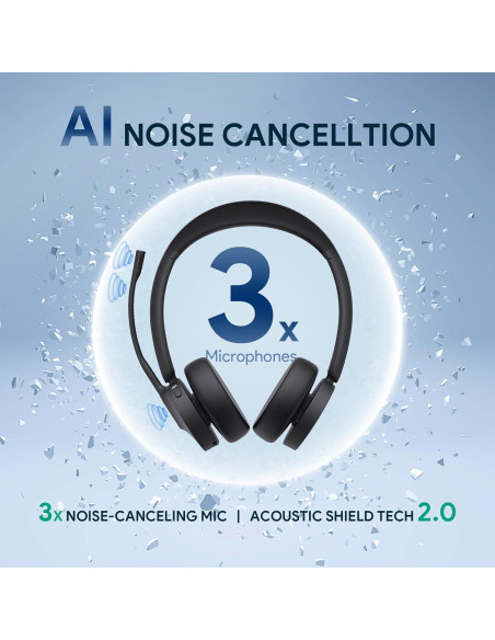 Auricular Inalámbrico Yealink WH64 Mono DECT y Bluetooth 185m Auricular Inalámbrico Yealink WH64 Mono DECT y Bluetooth 185m