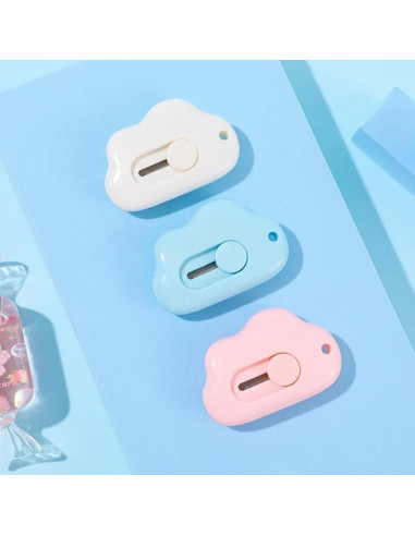 Cortador de Cajas Retráctil Qifuwanjingfeng - 3 Pcs Mini Nube