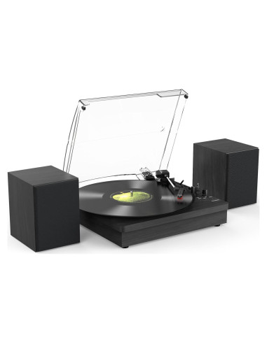 Reproductor de Vinilo Retrolife R612 con Bluetooth y Altavoces