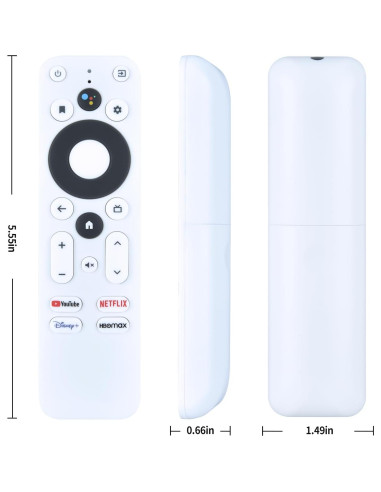 Control Remoto Reemplazo ZWP para Onn TV FHD 4K UHD