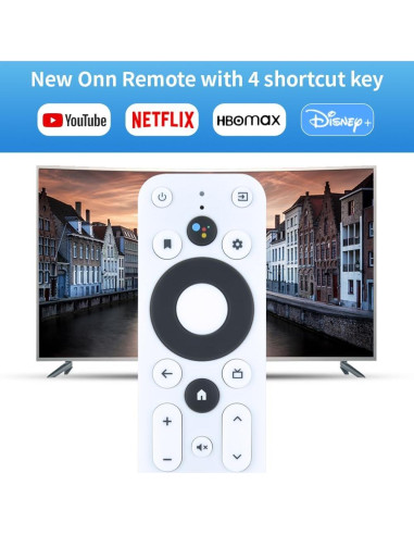 Control Remoto Reemplazo ZWP para Onn TV FHD 4K UHD